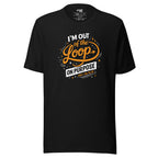 Out of the loop - graphic t-shirt black
