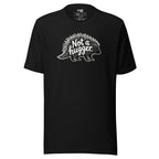 Funny Introvert Graphic T-shirt – Not a Hugger – black – grmbl tees