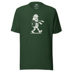 Graveyard Glizzy – Funny Halloween Zombie Hot Dog T-Shirt – Dark Green – grmbl tees