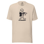 Graveyard Glizzy – Funny Halloween Zombie Hot Dog T-Shirt – Cream – grmbl tees